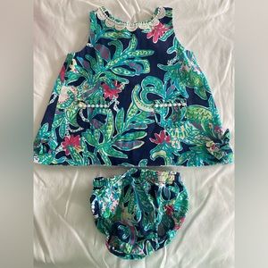 Lily Pulitzer Infant Shift with bloomers